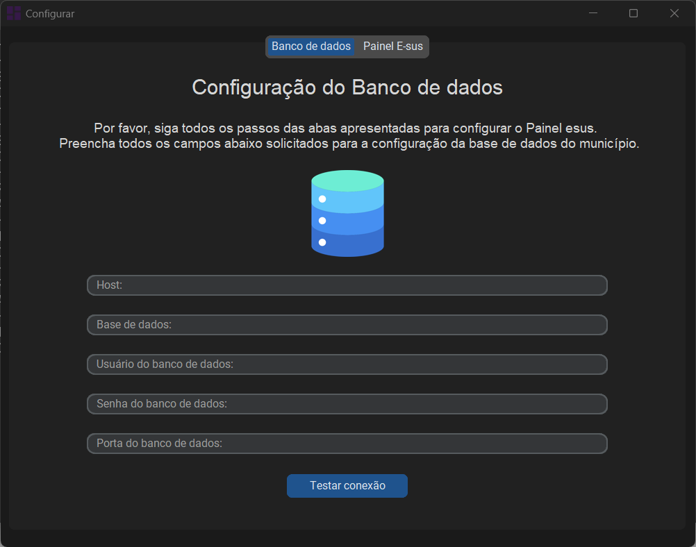 Figura 10 - Configuração do banco de dados.